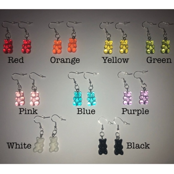 GUMMY BEAR EARRINGS - Picture 6 of 16